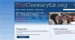 Desktop Screenshot of 21stcenturylit.org